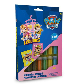 Pieskovanie obrázkov 2v1 Tlapková Patrola - Skye&Rubble