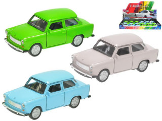 Auto Trabant 11cm kov na spätné natiahnutie