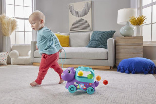 Fisher-price Hrajúce dino s vyskakujúcimi loptičkami