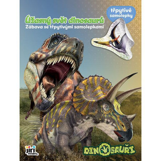 Zábava s trblietavými samolepkami Dinosaury