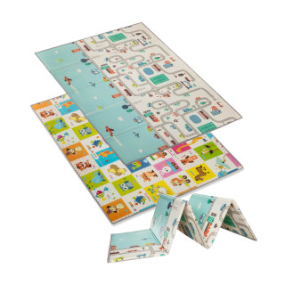 Multifunkčná penová skladacia podložka obojstranná 200 x 150 cm City Zopa