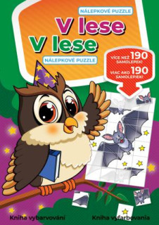 V lese - nálepkové puzzle / V lese - Nálepkové puz