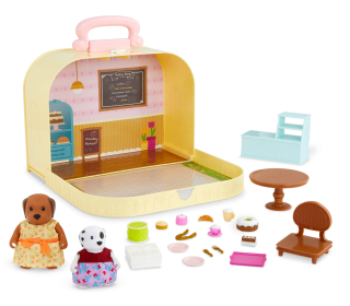 Sada v kufríku s postavičkami Cukráreň