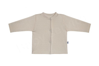 Kabátik so stojačikom Vlnky smotanová Česká výroba Babyservice