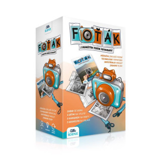 Modrý foťák s termotlačou Albi