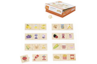 Drevené puzzle trojica-jedlo