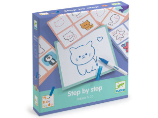 Kreslenie Step by step Mláďatká Djeco