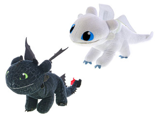 Ako vycvičiť draka 3 - drak plyšový 26 cm, 0 m+