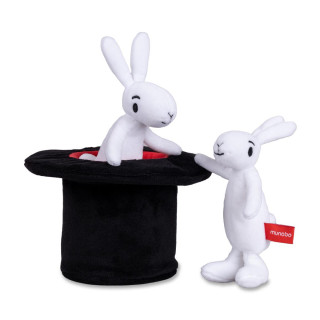 Prstoví maňušky Bob a Bobek v klobúku 3dielna sada