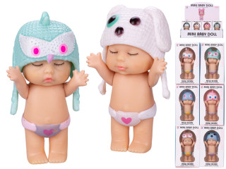 Bábätko 8 cm s čiapkou