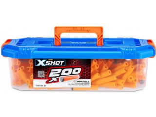 Šípky Darts shot 200 ks v kufríku