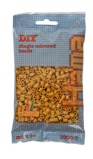 Horčicovo žlté korálky 1 000 ks Midi