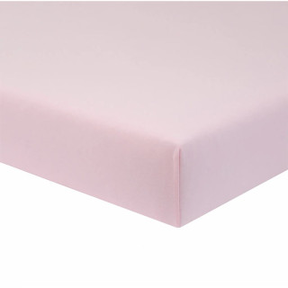 Prestieradlo do postieľky Zája Delicate pink jednofarebné Esito 60 x 120 cm