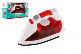 Žehlička plastová na batérie so zvukom a so svetlom 17 cm