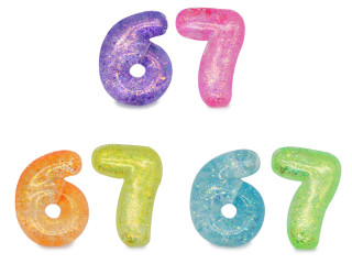 Six Seven strečové čísla sugar 10 cm 2 ks