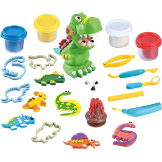 Modelína zubár dino set 4x56 g Playgo