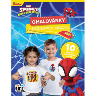 Omaľovánky s nažehľovacími obrázkami Spidey