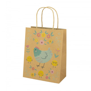 Darčeková taška malá - Sliepočka s kuriatkami
