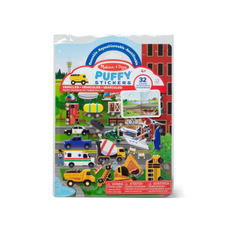 Adhézny zošit so samolepkami Dopravné prostriedky Melissa & Doug