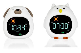 Silikónový detský budík s nočným svetlom a hudbou Zopa