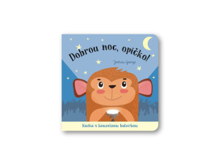 Dobrú noc, opičko! Kniha s kúzelnou baterkou Joshua George