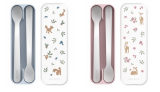 Lyžičky 2 ks s puzdrom Little Dutch