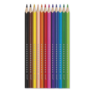 Colorino Akvarelové farebné pastelky a štetec 12 farieb Janod