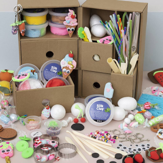 Kreatívna sada Maxi box so zásuvkami Modelovanie Creativ Company
