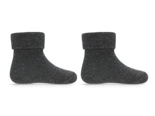 Dojčenské ponožky BIO bavlna tm. šedé Be Snazzy