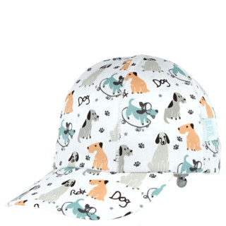 Funkčná šiltovka s UV fitrom 40+ Psíky biela Coolmax RDX