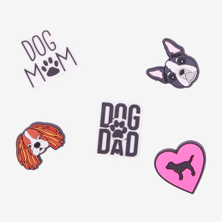 Amulety - ozdoby na topánky Amuletz Psíci mix Coqui