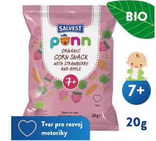 SALVEST Ponn BIO Jahodové chrumky (20 g)