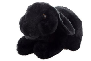 Plyšový králik čierny 22 cm