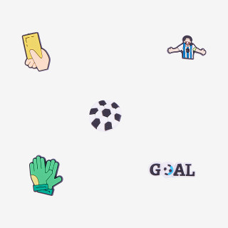 Amulety - ozdoby na topánky Amuletz Futbal je môj šport mix Coqui