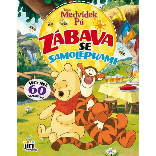 Zábava so samolepkami Medvedík Pú