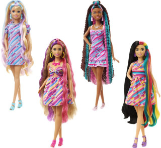 Bábika a fantastické vlasové kreácie Barbie