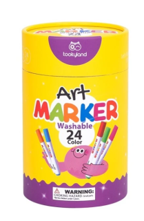 Fixy Zmývateľné s univerzálnym hrotom ergonomické 24 ks