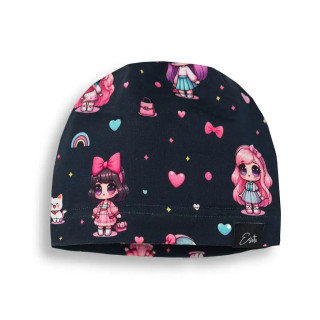 Jarná čiapka Bábika - tmavo modrá Esito