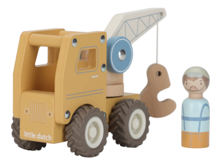 Autožeriav drevený Little Dutch