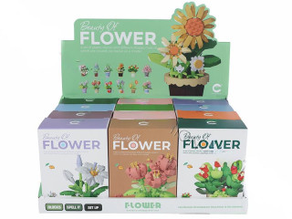 Stavebnica rastlina v kvetináči 105-365 ks