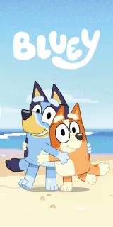 Osuška Bluey Beach 70 x 140 cm Jerry Fabrics