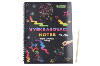 Vyškrabávací notes 26x19 cm/10 listov