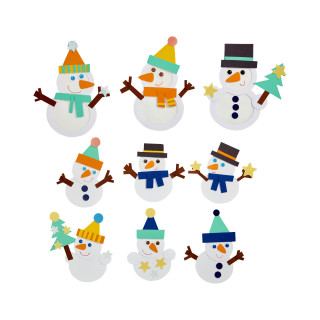 Kreatívna sada Okenný obrázok Snehuliak Haba