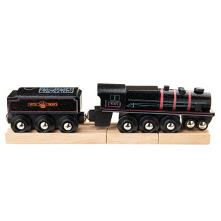 Drevená replika lokomotívy Black 5 engine Bigjigs Rail