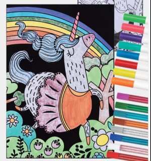 Zamatové maľovanie Jednorožec Tookyland