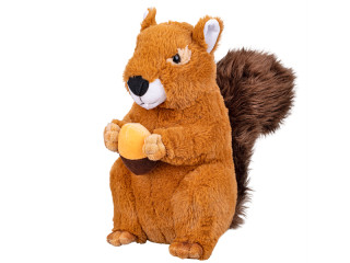 Veverička obyčajná plyšová 33 cm sediaca 0 m+