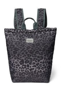 Puffy Adult Backpack - batoh Black Leopard Studio Noos