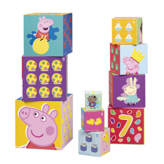 Skladacie kocky Peppa Pig Totum