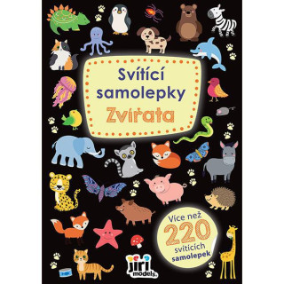 Svietiace samolepky Zvieratá