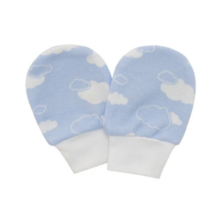 Rukavice bavlna potlač obláčik modrá veľ. 62 Esito